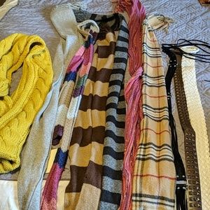 Scarves and belts